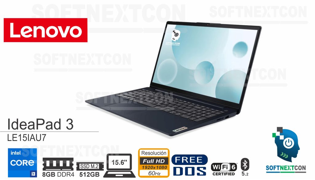 Laptop Lenovo IdeaPad 3 Intel Core i3-1215U